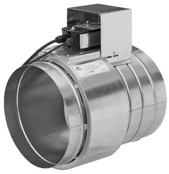 Клапан Сигма-Вент КВП-120-НЗ-ЭМ 160 мм