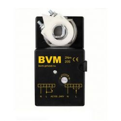 Электропривод для воздушных заслонок BVM TM230-2 с реверсивным возвратом