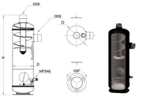 Маслоотделитель Becool BC-OS-H1-42