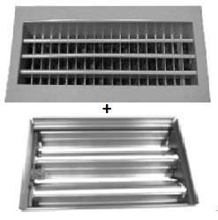 Решетка с регул.расх. воздуха Лиссант РВр 2-200х700