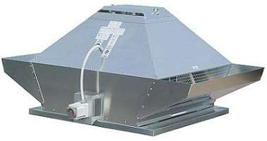 Крышной вентилятор дымоудаления Systemair DVG-V 800D6-S/F400 IE2