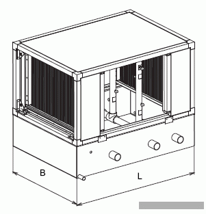 Блок-секция форсуночного увлажнения VKT