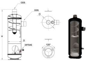 Маслоотделитель Becool BC-OS-H1-35