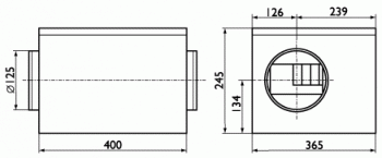 Вентилятор Ostberg IRE 125 A1