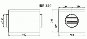 Вентилятор Ostberg IRE 250 C1