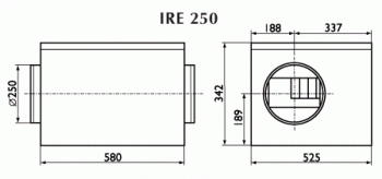 Вентилятор Ostberg IRE 250 B1