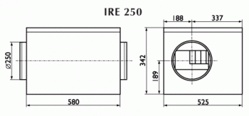 Вентилятор Ostberg IRE 250 D1