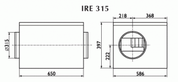 Вентилятор Ostberg IRE 315 C1