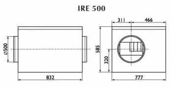 Вентилятор Ostberg IRE 500 E3