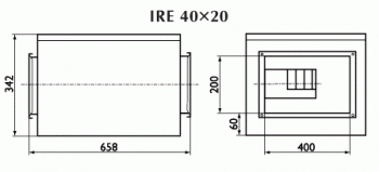 Вентилятор Ostberg IRE 40x20 A1