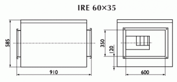 Вентилятор Ostberg IRE 60x35 A3