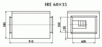 Вентилятор Ostberg IRE 60x35 E3