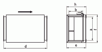 Вентилятор Ostberg RKBI 800х500 K1