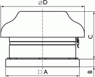 Крышный вентилятор Ostberg TKS 300A