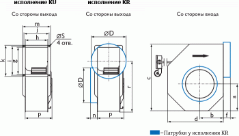 Центробежный вентилятор Ostberg RFE 200 AKU