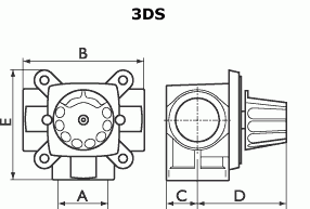3-х ходовой вентиль Polar Bear 3DS 50-40