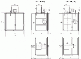 Противопожарный клапан Арктос ОКС-1М(120)-ЭM-600x300