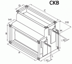 Смесительная камера Арктос СКВ 400x200