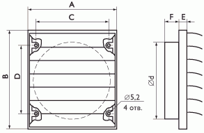 Инерционная решетка Ostberg VK 160