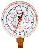 Манометр 80 мм. (R22; R407C; R410A) CPS RGO2H