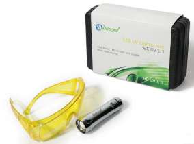 UV набор для поиска утечек в кейсе BeCool UV-фонарик + очки BC-UV-L-1