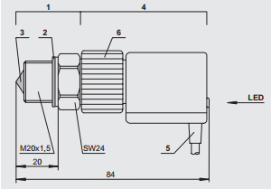 Электронное реле контроля уровня масла Bitzer OLC-K1 4FE-4CE(смонтированное)