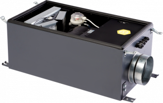 Вентиляционная установка с электронагревателем Minibox.E--650-1/5kW/G4 Danfoss