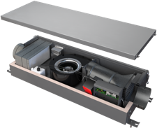 Вентиляционная установка с электронагревателем Minibox.E-300-1/3,5kW/G4 Danfoss