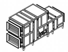 Вентиляционная установка с водяным калорифером Breezart 14000 Aqua Cool (без смесительного узла)