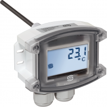 Канальный датчик температуры S+S Regeltechnik TM65-MODBUS-T3-50MM-DISPLAY (1101-7236-4010-000)