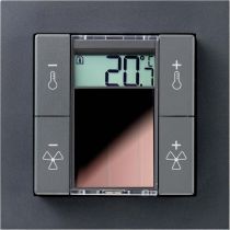 Беспроводная панель управления Thermokon SR06 LCD 4T BTyp1 Gira E2 антрацит (593267)