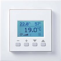 Комнатная панель влажности и температуры Thermokon FTW06 LCD dS Gira E2 белый (671965)