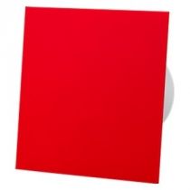 Лицевая панель для корпуса вентилятора airRoxy dRim d100/125 стекло, цвет красный (01-173)