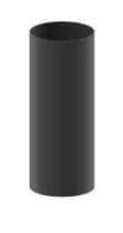 Патрубок Vilpe 75 160 мм, черный (73076)