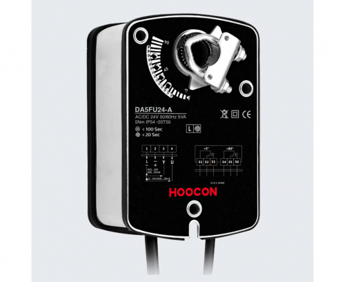 Электропривод Hoocon DA5FU24-AS с возвратной пружиной
