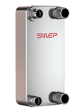 Пластинчатый теплообменник SWEP P200THx76/1P-SC-M 22U+66.8+2x1/2"INT / 2x3"VIC OD