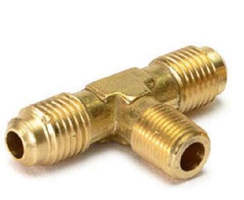 Тройник резьбовой M1/4" SAE х M1/4" SAE х M1/8" NPT TMI-662