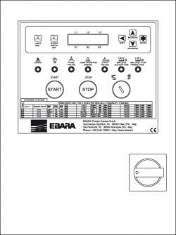 Блок управления Ebara QUADRO FFP 11 AVS (362300040)