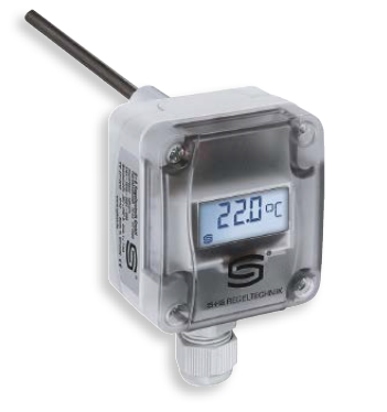 Датчик температуры канальный S+S Regeltechnik TM65T-U-150MM-DISPLAY (1101-7121-2039-900)