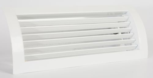 Решетка двухрядная регулируемая цилиндрическая с КРВ AXIDO DRGC-R 125×125