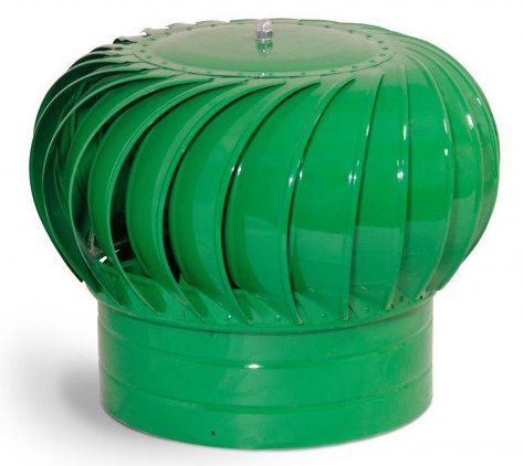 Турбодефлектор крашенный Viento ТД-100 (D 100 мм) зеленый