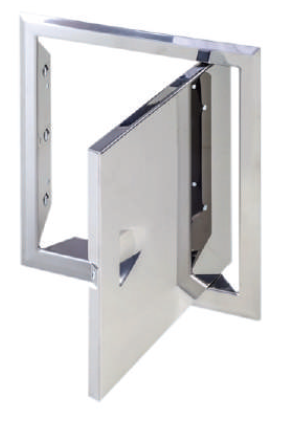 Люк-дверца ревизионная металлическая с ручкой Viento ДР3040НПР (300х400)