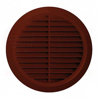 Вентиляционная решетка airRoxy d125 AOzS 125 коричневая