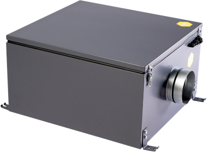 Вентиляционная установка с электронагревателем Minibox.E-1050-1/10kW/G4 Danfoss