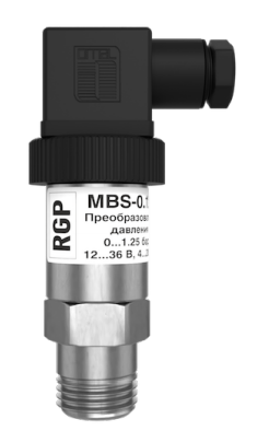 Датчик давления жидкости (преобразователь давления) RGP MBS-0,16 0,16 Мпа