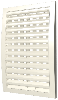 Решетка наружная ASA 180х250 ERA 1825РРПН Ivory