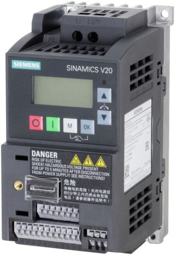 Преобразователь частотный Siemens SINAMICS V20 1,1 кВт, 380В