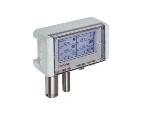 Измерительный преобразователь качества воздуха S+S Regeltechnik AMS04-MODBUS LCD (3CON-0107-1008-000)