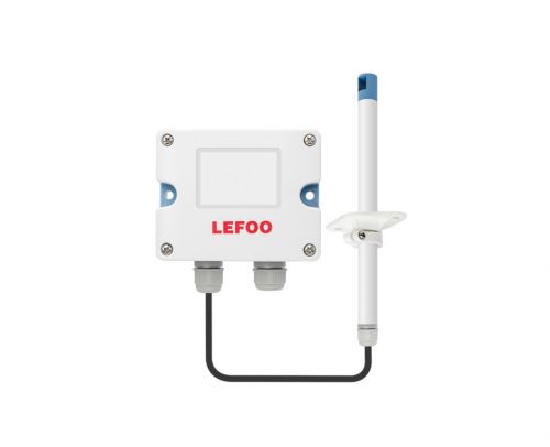 Канальный (раздельный) датчик скорости воздушного потока с дисплеем LEFOO LFS10-VI2D