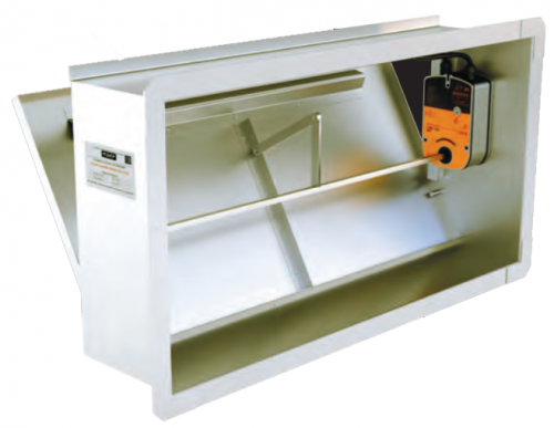 Клапан противодымной вентиляции Фаер КДФ (E 120)-Д-К-1 BEN 230В (15 Нм) реверсивный-СН-1100x700